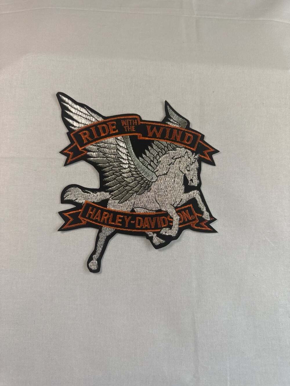Harley-Davidson Ride With The Wind Pegasus Large Embroidered Back Patch